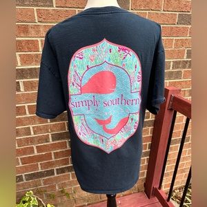 Simply Southern black T-shirt size XL